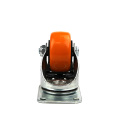 2.5 inches medium flat plate brake mute grille casters
